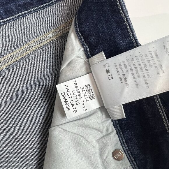 PAIGE Brigitte Boyfriend Skinny Jeans Size 34 Waist First Date Transcend Denim - Picture 9 of 12